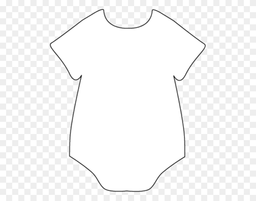 511x600 Baby Cliparts Templates - Shirt Outline Clipart