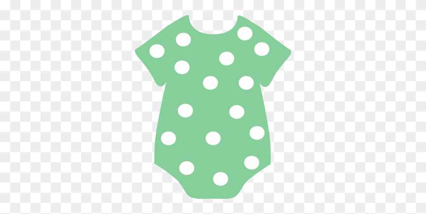 308x362 Baby Clothing Clip Art - Polka Dot Background Clipart