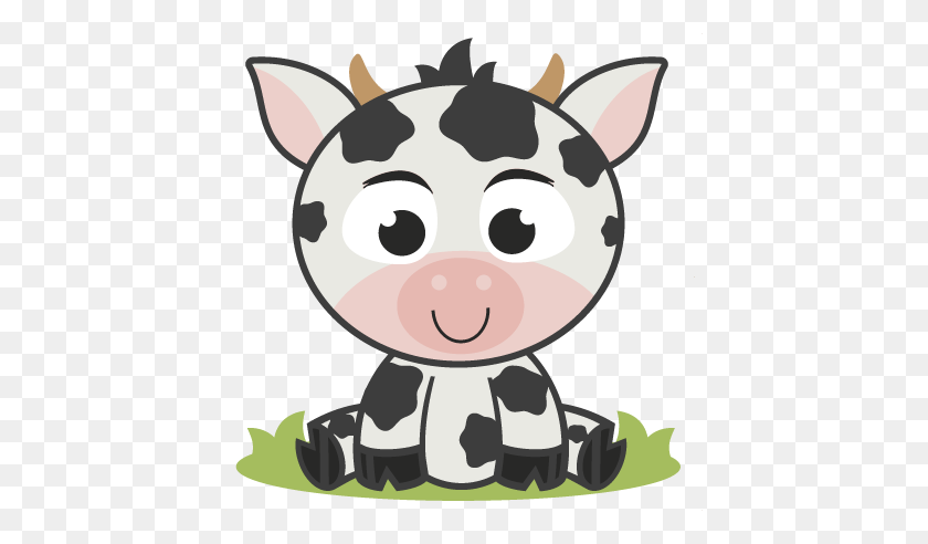 432x432 Baby Cow Cutting For Scrapbooking Free Cuts Free - Miss Piggy Clipart