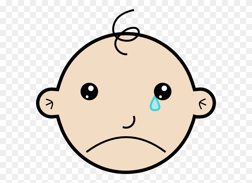 600x550 Baby Crying Clip Art - Crying Kid Clipart