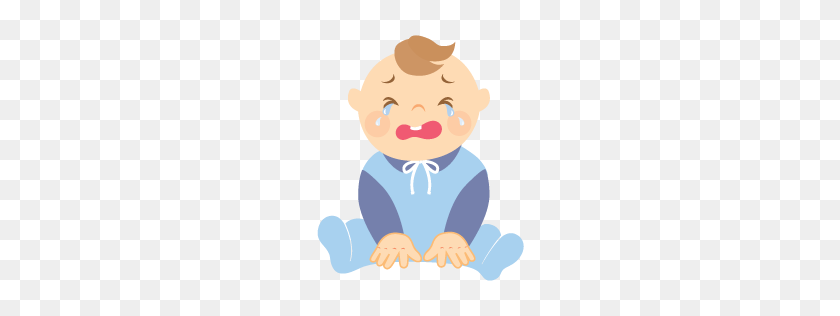 256x256 Baby Crying Clipart - Child Crying Clipart