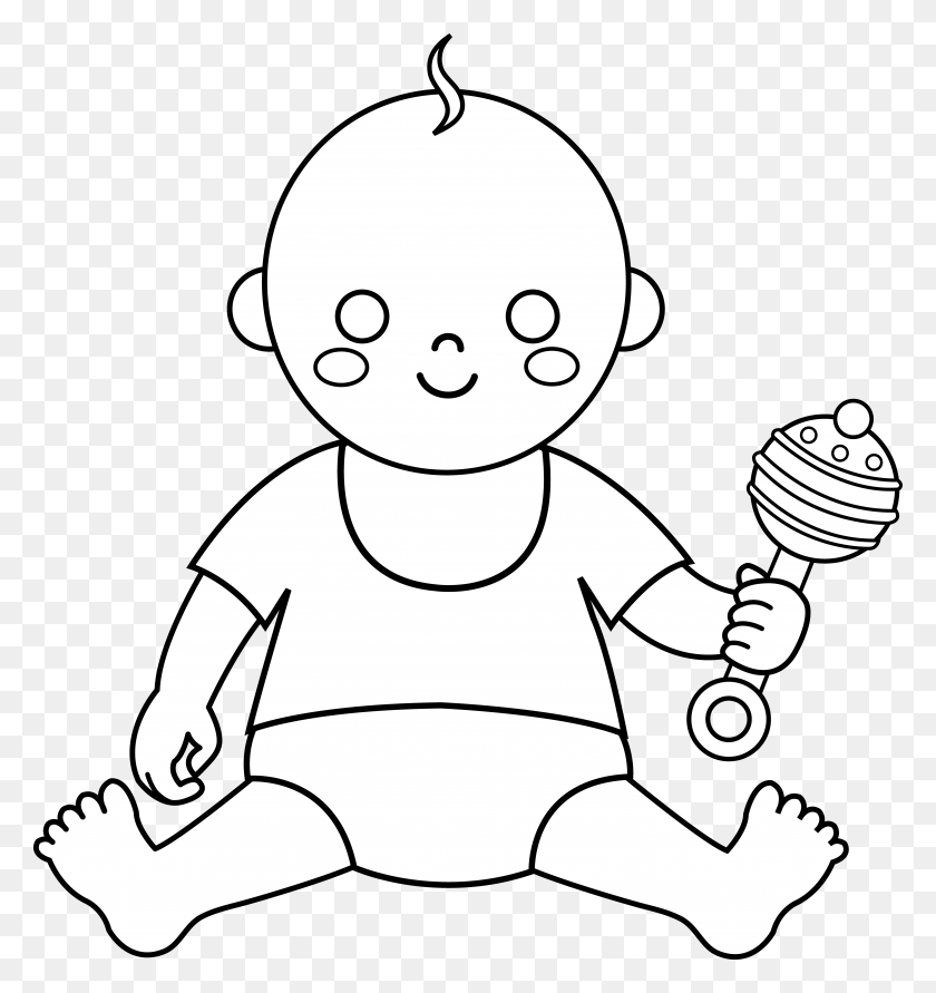 5372x5725 Baby Designs Clip Art - Baby On Board Clipart