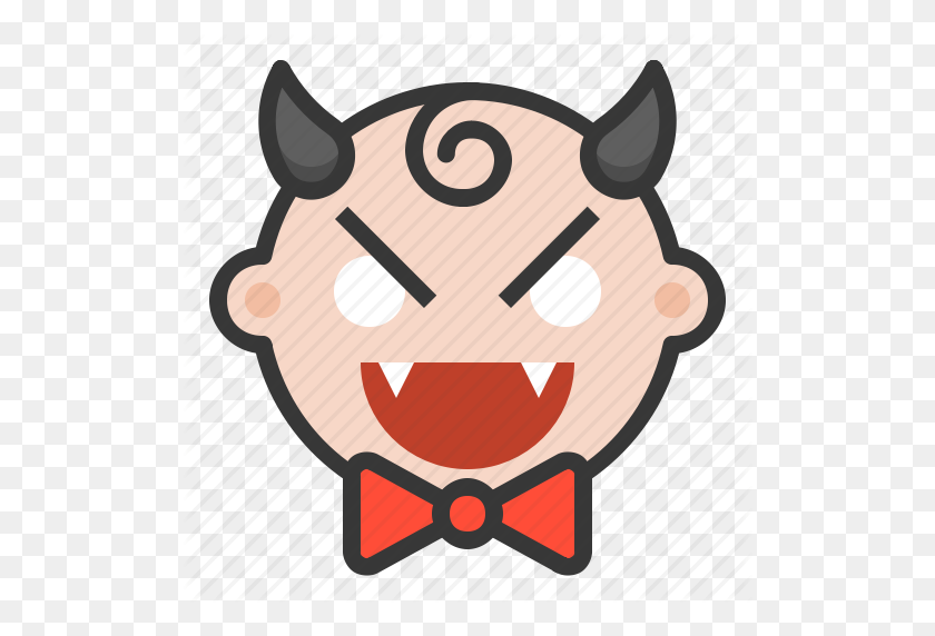 512x512 Baby, Devil, Emoji, Emoticon, Evil, Expression Icon - Baby Emoji PNG