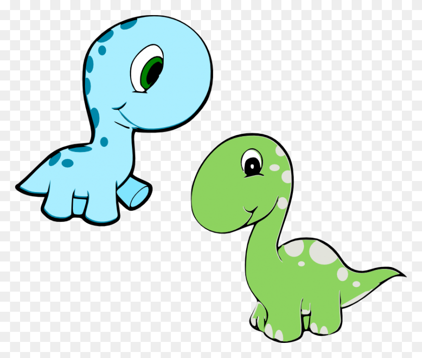 841x704 Детские Динозавры - Клипарт По Следам Динозавров