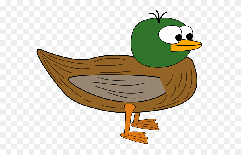 600x480 Baby Duck Clipart, Vector Clipart Online, Royalty Free Design - Flying Duck Clipart