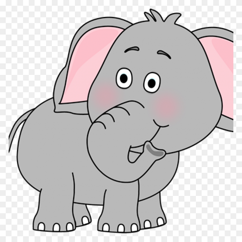 1024x1024 Elefante Bebé Clipart Clipart Free - Free Baby Animal Clipart