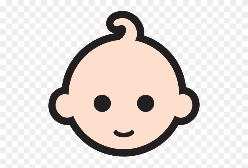 512x512 Baby Emoji For Facebook, Email Sms Id - Baby Emoji PNG