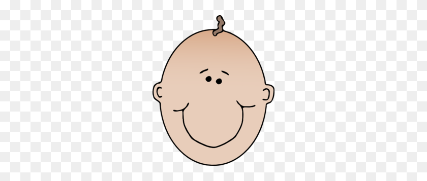 240x297 Baby Face Clip Art - Baby Head Clipart