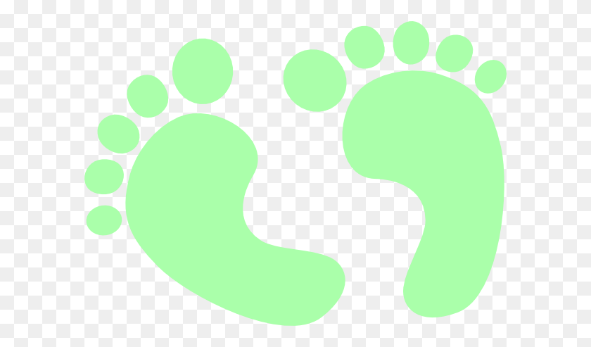 600x433 Baby Feet Baby Green Png Clip Arts For Web - Baby Feet Clip Art