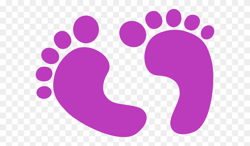600x433 Baby Feet Clipart - Baby Border Clipart Free