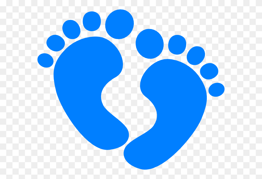 600x514 Baby Feet Clip Art - Decal Clipart