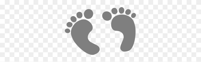 297x201 Baby Feet Clip Art - Feet Clipart Black And White