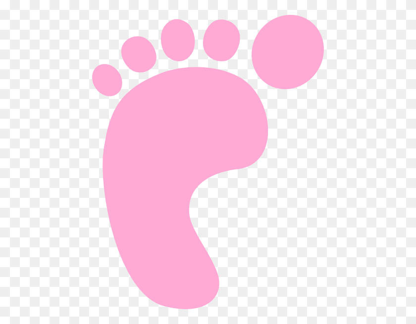 468x595 Baby Feet Clip Art - Foot PNG