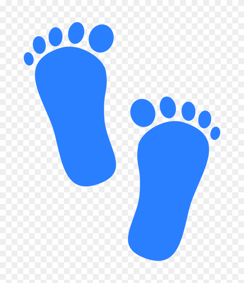 768x911 Baby Feet Clipart Baby Footprints Blue - Footsteps Clipart