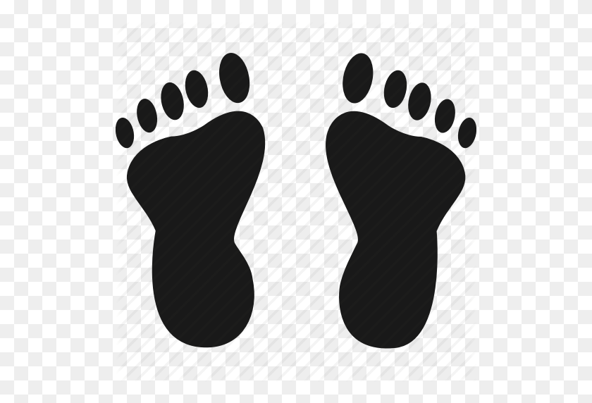 512x512 Baby, Feet, Foot Prints, Human Icon - Baby Feet PNG