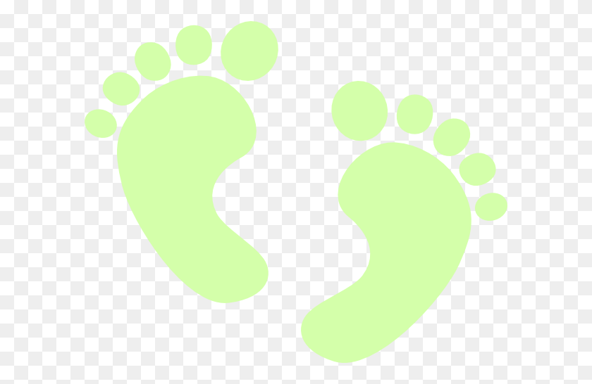 600x486 Baby Feet Green Png Clip Arts For Web - Baby Feet PNG