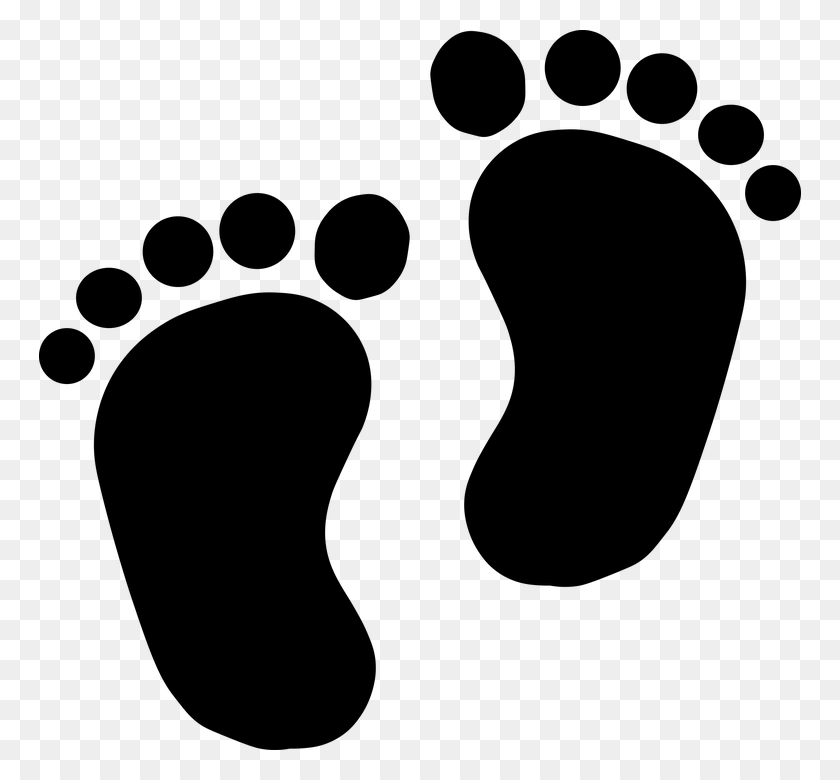 762x720 Baby Feet Png - Feet PNG