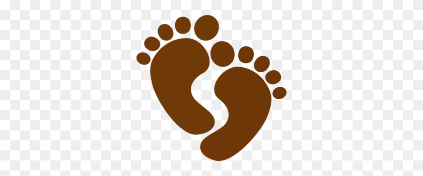 298x291 Baby Feet Png, Clip Art For Web - Foot Outline Clipart
