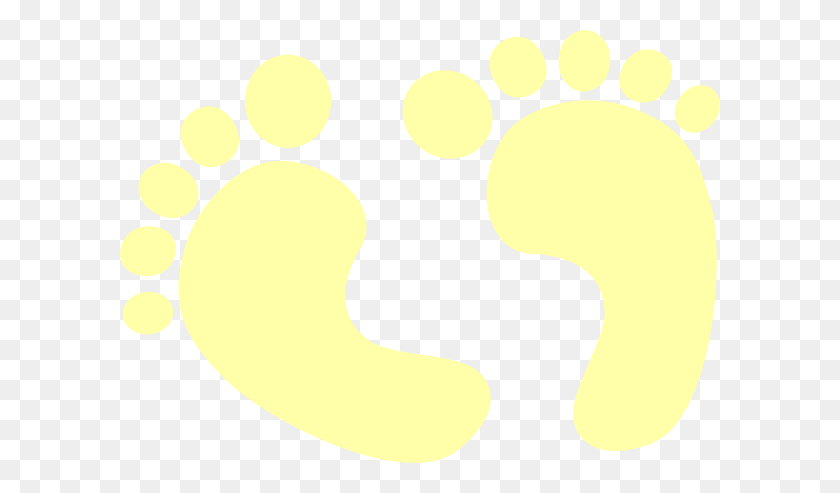 600x433 Baby Feet Template - Free Baby Footprints Clipart