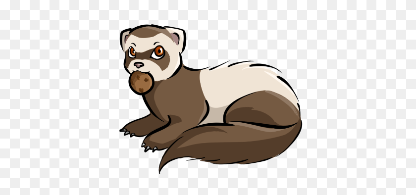 412x334 Baby Ferret Emojis For You To Download On Your Phone! Send To Your - Ferret Clipart