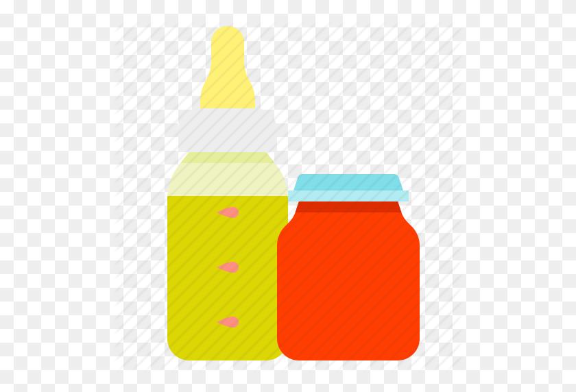 512x512 Baby Food, Jar, Juice, Puree Icon - Baby Food Jar Clipart