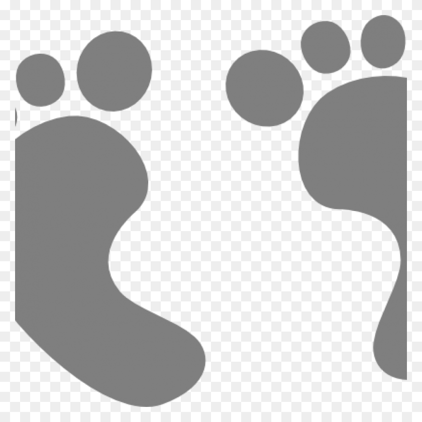 1024x1024 Baby Foot Clip Art Free Clipart Download - Baby Feet Clipart Black And White