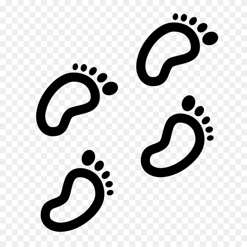 1600x1600 Baby Footprint Icon - Free Baby Footprints Clipart