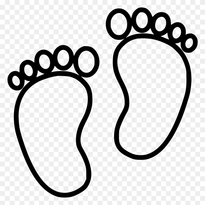 981x978 Baby Footprint Png Icon Free Download - Baby Footprint PNG