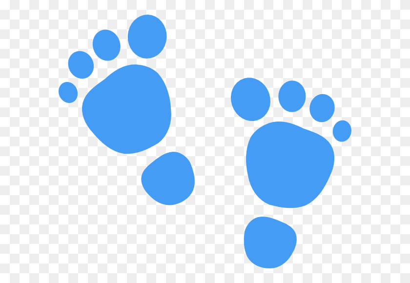 600x520 Baby Footprints Border Clip Art - Free Baby Footprints Clipart