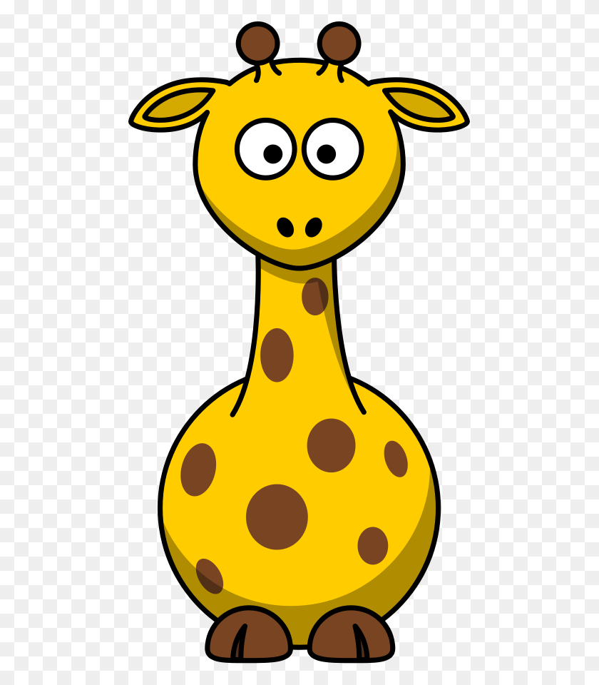 479x900 Baby Giraffe Clip Art - Baby Animal Clipart