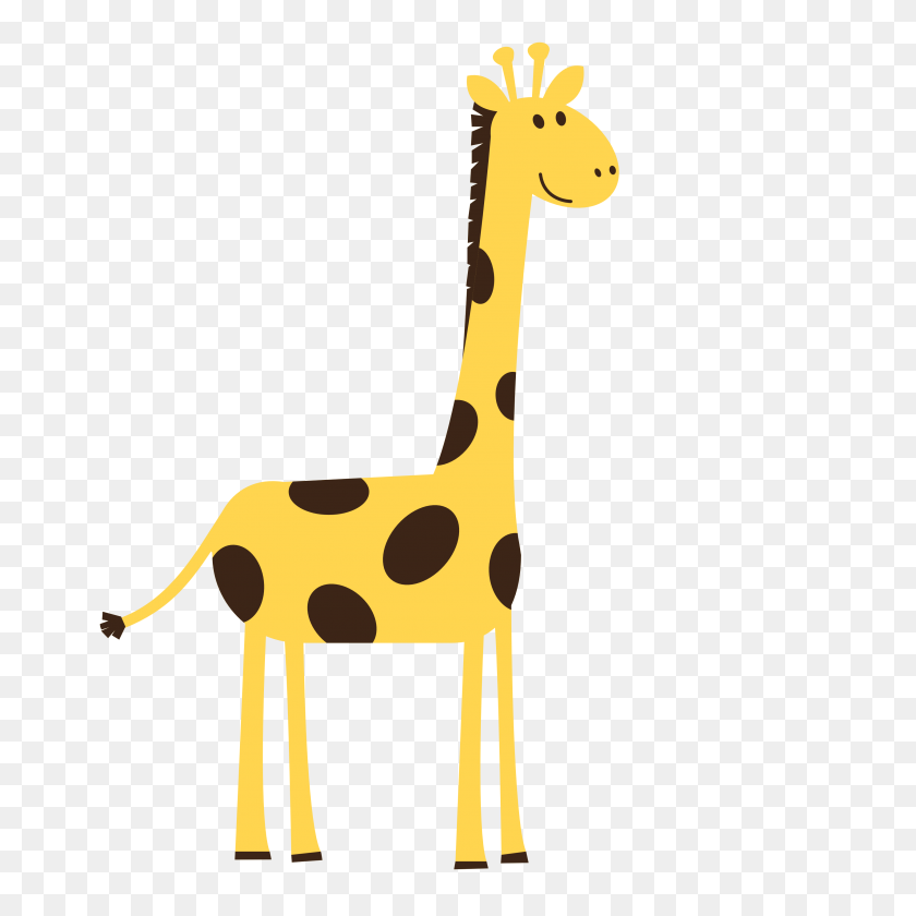 3333x3333 Детеныш Жирафа Картинки - Гепард Клипарт