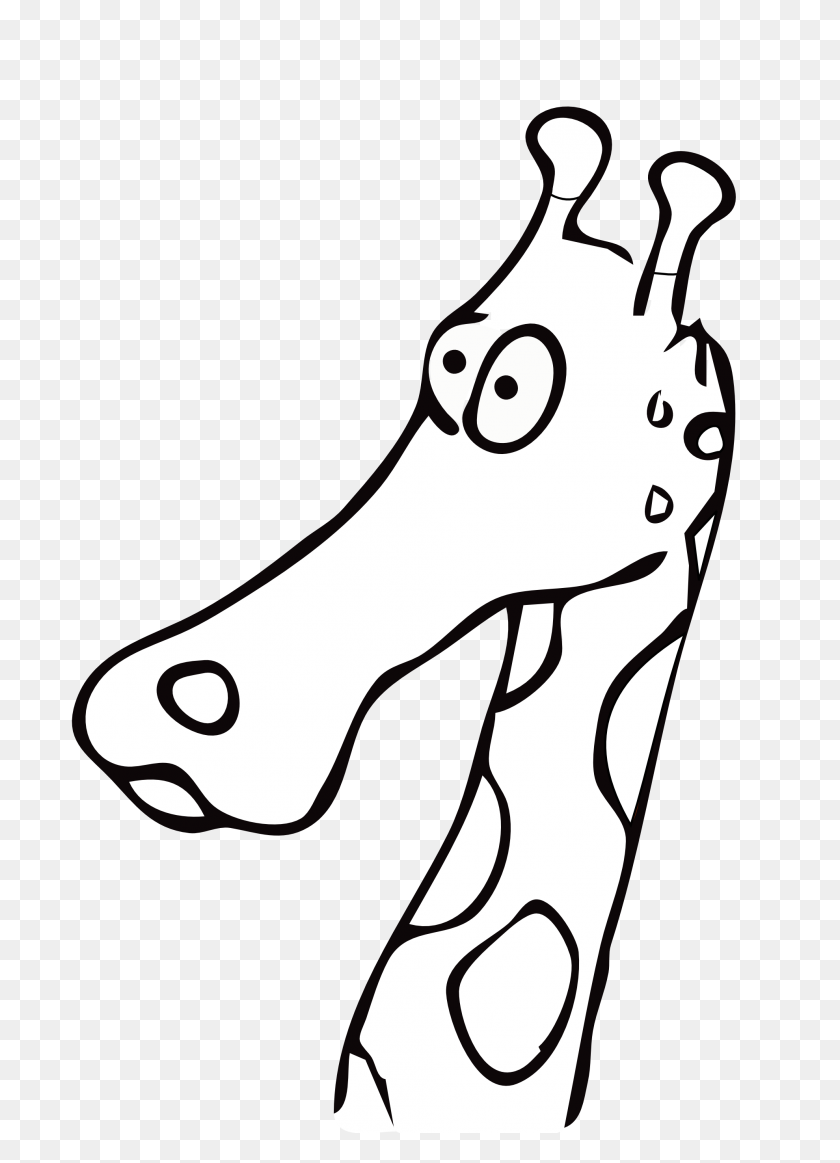 1979x2799 Baby Giraffe Clip Art - Fnaf Clipart Black And White