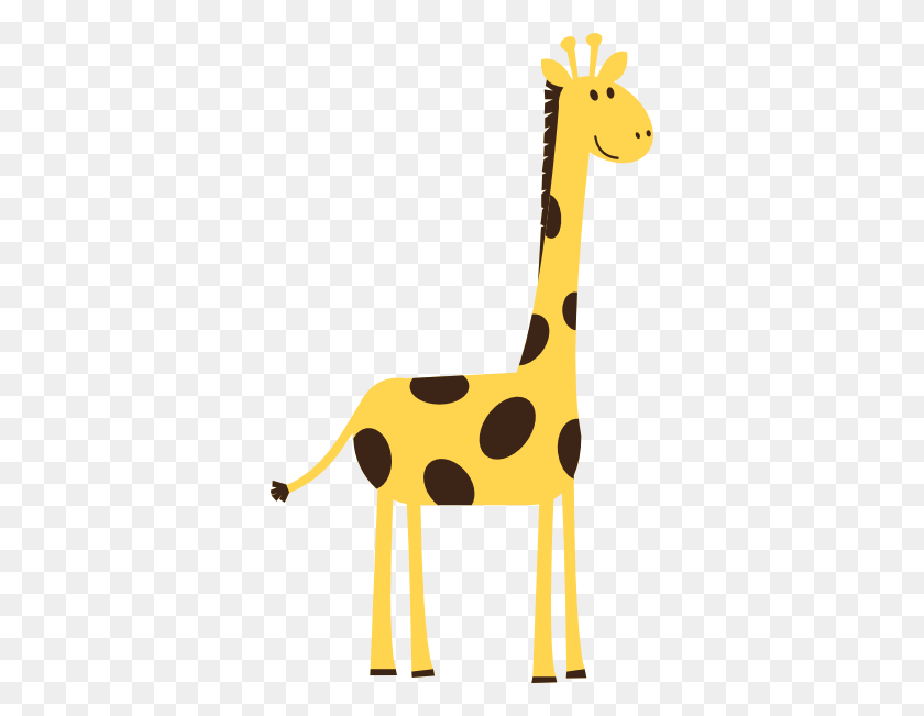 348x591 Baby Giraffe Clip Art Clipartimage - Rich Person Clipart