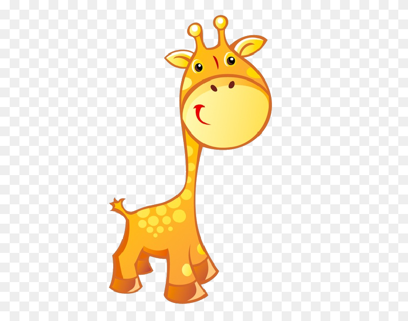 600x600 Baby Giraffe Clipart - Baby Zebra Clipart