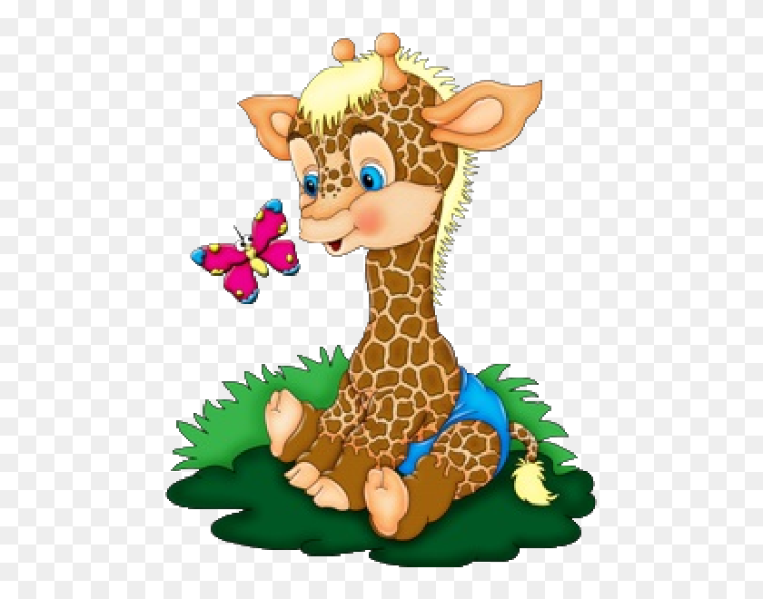 600x600 Детские Жирафы Жирафы Мультфильм Животных Изображения Картинки - Жираф Детский Клипарт