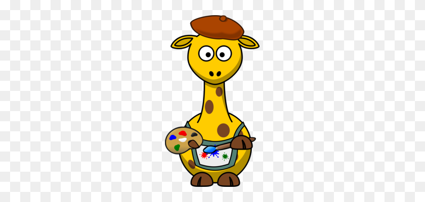 187x340 Детские Жирафы Силуэты Животных Ребенка - Силуэт Жирафа Клипарт
