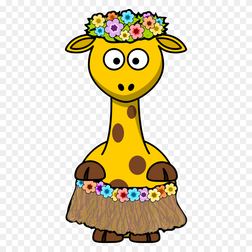 2400x2400 Baby Giraffes Cartoon Clip Art - Baby Giraffe Clip Art