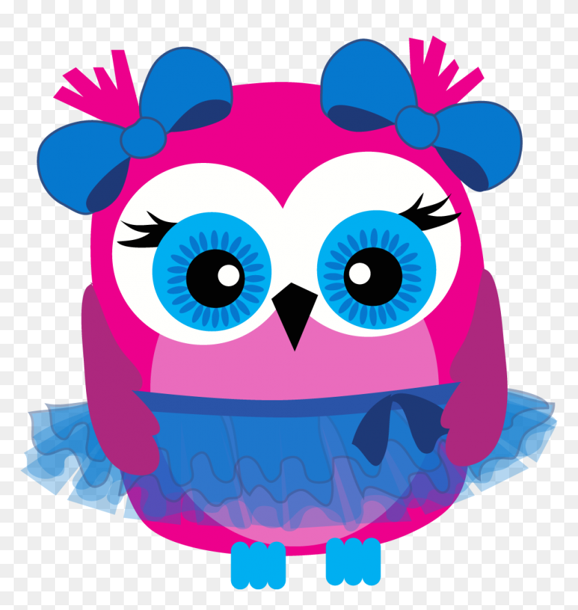 961x1019 Baby Girl Clipart Corazones Cute Owl Balerina Free Clipart Best - Girl Owl Clipart