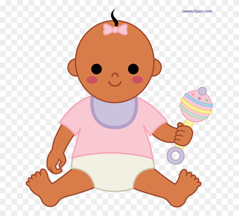 659x700 Baby Girl Clipart - Girl With Backpack Clipart