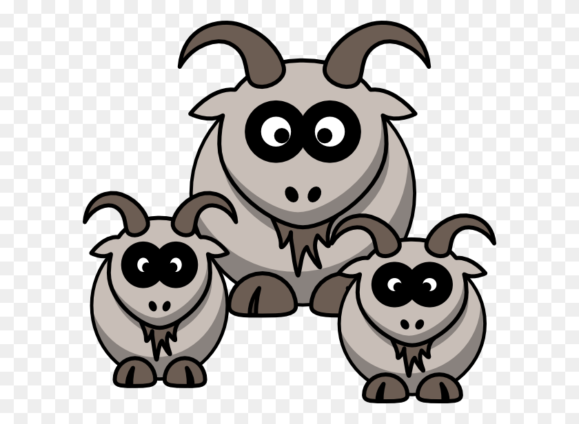600x556 Baby Goats Clip Art - Baby Goat Clipart