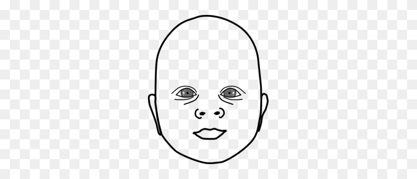 243x300 Baby Head Png, Clip Art For Web - Baby Face PNG
