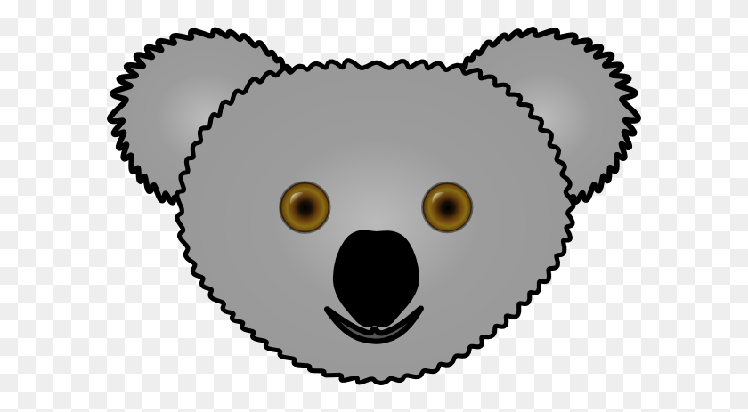 600x403 Baby Koala Bear Clipart Outline Collection - Bear Clipart Outline