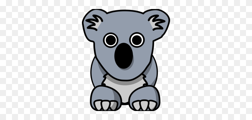 294x340 Baby Koalas Australia Bear - Baby Kangaroo Clipart