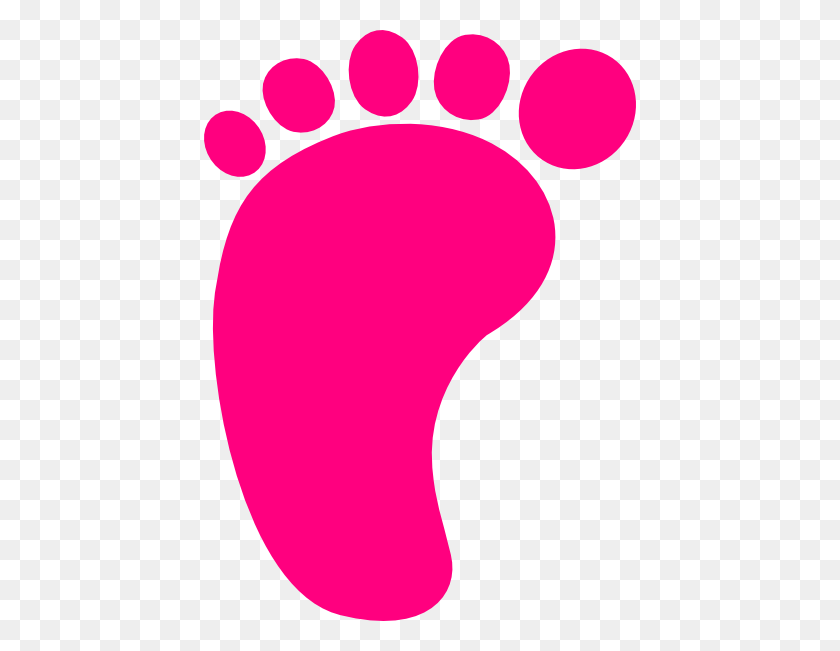 432x591 Baby Left Foot Modified Clip Art - Dolly Clipart