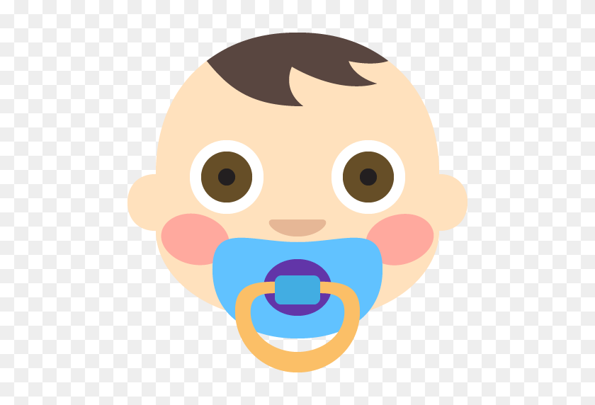 512x512 Baby Light Skin Tone Emoji Emoticon Vector Icon Free Download - Tone Clipart