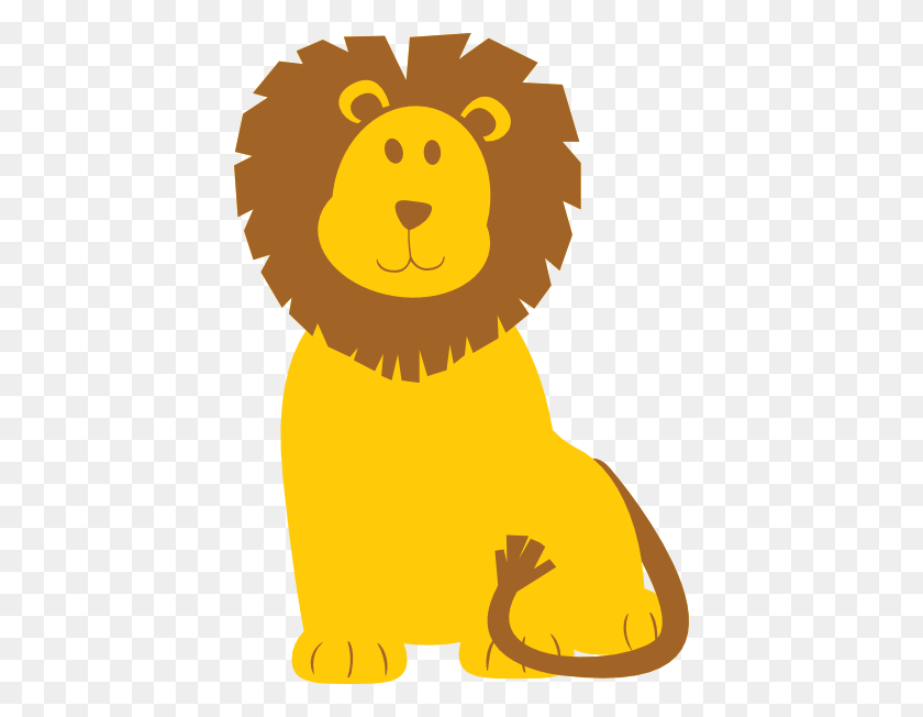 414x592 Baby Lion Clipart - Lion King Clipart