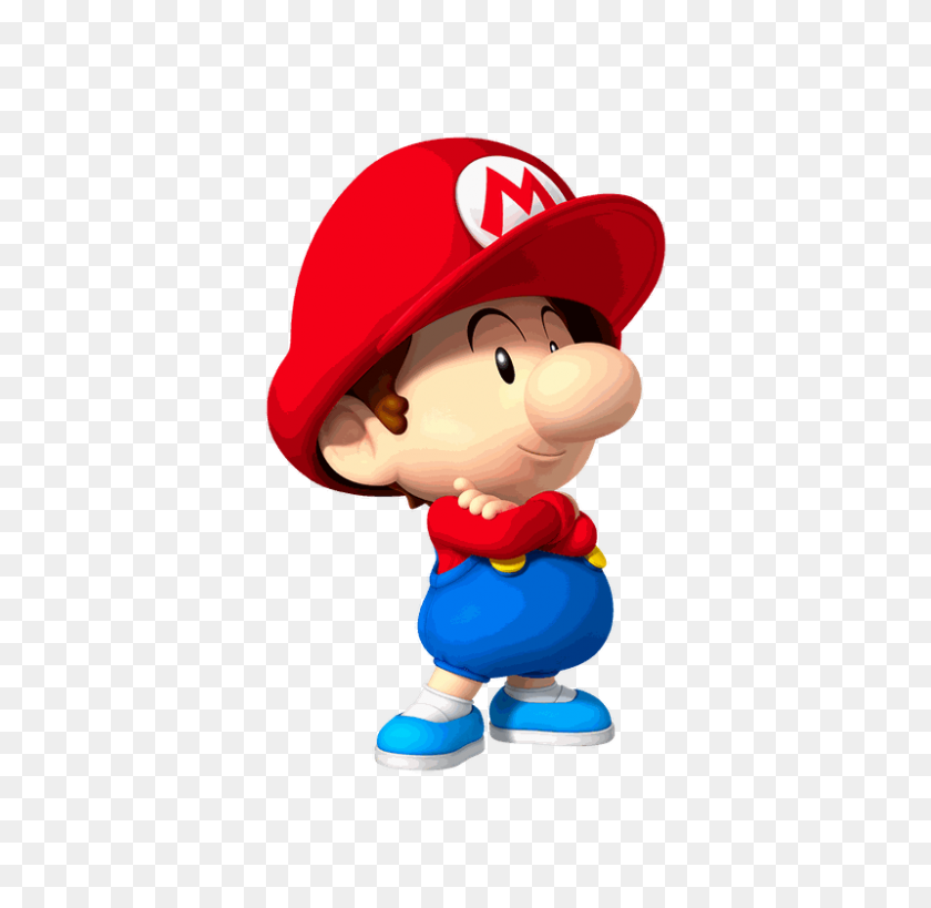 800x779 Baby Mario - Sombrero De Mario Png