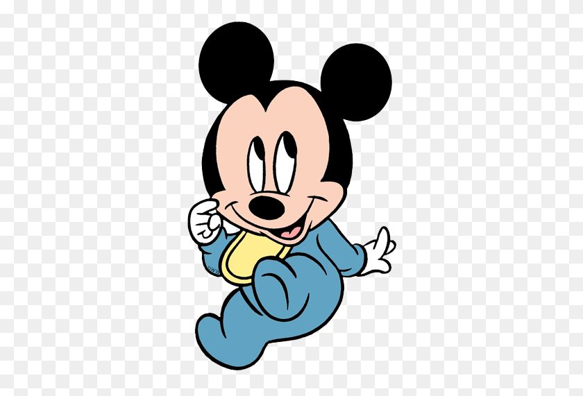 319x511 Baby Mickey Clipart - Mickey Mouse 1Er Cumpleaños Clipart