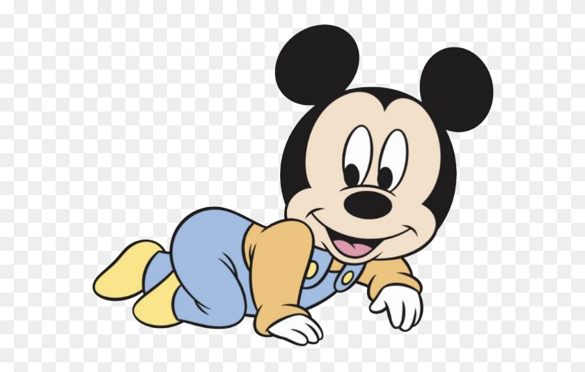 595x474 Baby Mickey Crawl Disney Babes Baby Mickey, Baby - Crawl Clipart