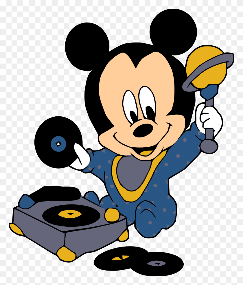 1429x1699 Baby Mickey Dj Music Mouse Wallpaper Clipart Png - Dj Clip Art